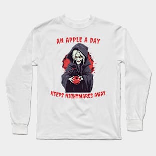 An Apple a Day - Halloween Witch Long Sleeve T-Shirt